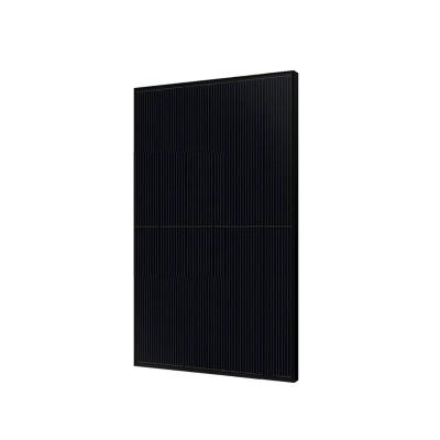 China longi leaned energy solar panels cheap monocrystalline solar panel 400 watt all black solar panel 166*166mm for sale