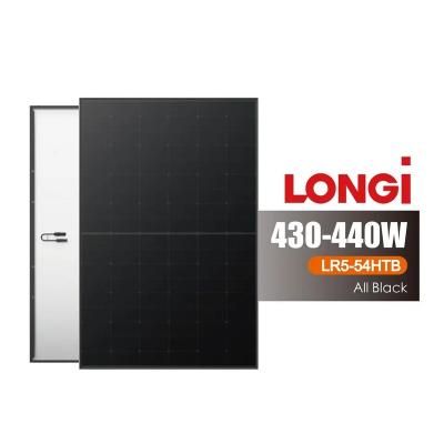 China Factory Direct Sales Longi Type 400W 405W 410W 415W 420W New All Black LR5-54HPB 166*166mm Solar Panels for sale