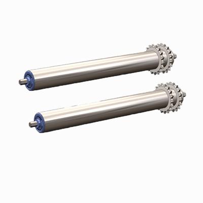 China Hotels Conveyor Rollers with Sprockets 25/28/50/60*200/300/400/500 for sale