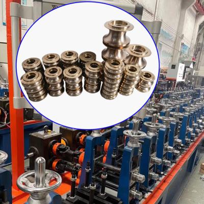 China Steel pipe Round Square Rectangle Pipe Roll Set Tooling Tube For SS Pipe Production Line for sale