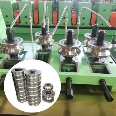 China Steel pipe Tube Mill Mouldings Roller Round Square Roll Set Welded Pipe Mold for ERW TUBE MILL for sale