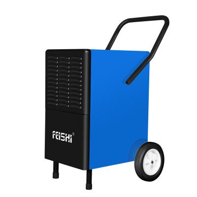 China 55L Outdoor Commercial Dehumidifier Industrial Dehumidifier With Condenser Pump for sale