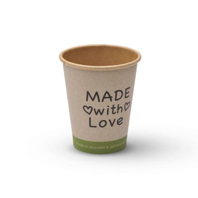 China China Wholesale Disposable Biodegradable Party Coffee Tea Cup Brown Kraft Paper Cups For Party for sale