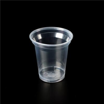 China Eco-friendly transparent cups 16 oz pp disposable plastic drinking cup boba tea cup for sale