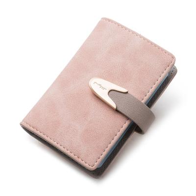 China Waterproof 2022 wholesale cheap wallets fold card lady bag purse card girls female lightweight wallets manufacturers for sale