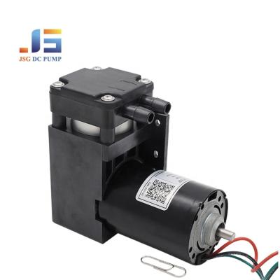 China 2 Cylinder Pressure Oilless Coffee Maker Dc Adjustable Diaphragm Laboratory Analytical Air Compressor Pump for sale