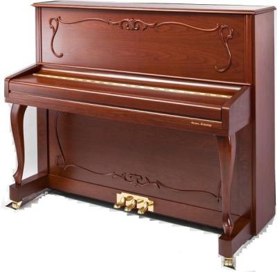 China Piano vertical el 123cm acústico de lujo de Matt de la nuez/piano AG-123S3 de la mejora en venta