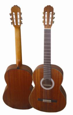 China 39inch Black ABS Whole Sapele Wood Classical Guitar / Classic Guitar Polished Body Wholesale for sale