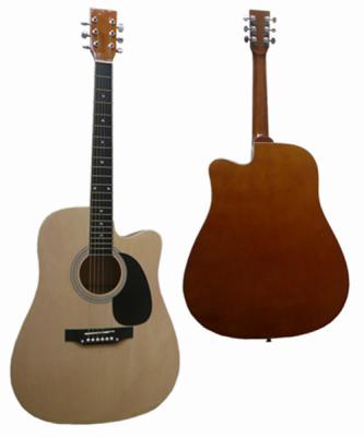 China 41inch Junior Cutaway Basswood Wood Acoustic Guitar / Western Guitar Classic Model AF4110CA for sale