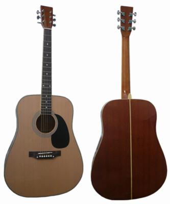 China Full Size Spruce Natural Wood Acoustic Guitar sunburst / pink AF4120 for sale