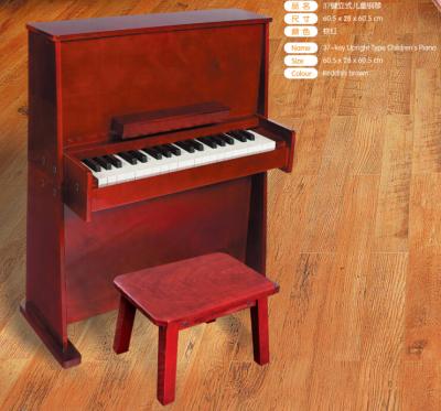 China 37 Key Solidwood Upright Childrens Wooden Piano With Stool , Music Sheet US37B for sale