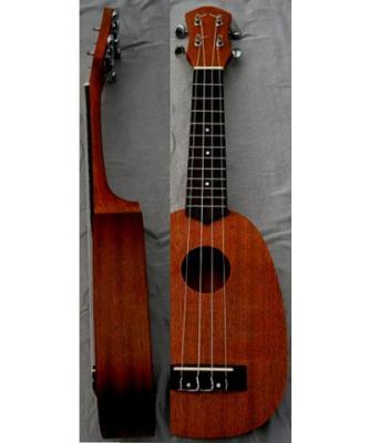 China Ukelele de la guitarra de Hawaii del cuerpo de Sapele de cuatro secuencias con la costilla AGUL12 del nivel medio en venta