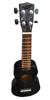 China Black / Blue 21 Inch Wooden Basswood Body Guitar Six String Children Ukulele AGUL-P21 for sale