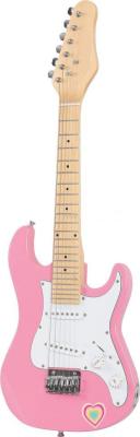 China Rosado escoja la guitarra eléctrica del juguete de la bobina 32 pulgadas con el Fingerboard AGT32-ST2 del palo de rosa en venta