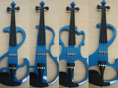 China Violino sem redução personalizado do estudante da madeira maciça azul com caso/curva AGV-EI à venda