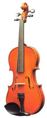 China Handcrafted Spruce Maple Full Size Student Violin Ebony parts for sale