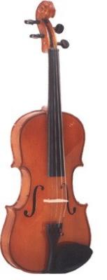 China Guarnri Hand Carved Adult Size Violin , Solid Spruce Top Student Violin Outfit for sale