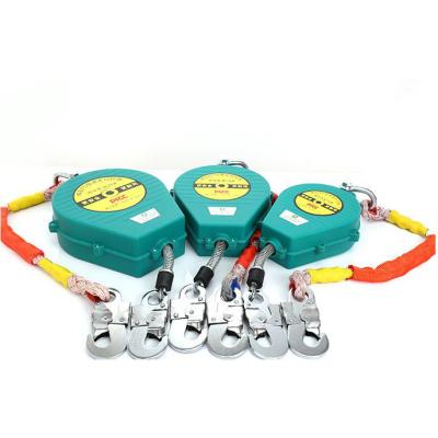 China Working Protection 150kg Swivel Steel Hook 10/15 M Self Retracting Full Body Harness for sale