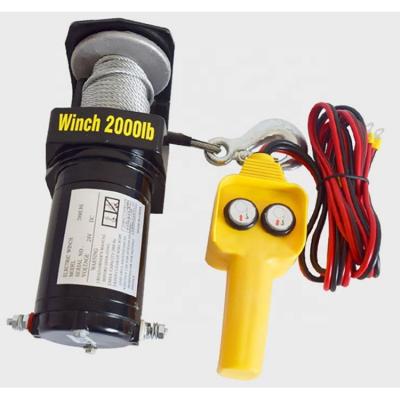 China High Quality Truck Mini Electric Capstan Winch Offroad ATV/UTV 12000lbs 24v 4x4 for sale