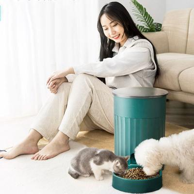 China Automatic Wholesale Phone App High Quality Automatic Cat Smart Pet Feeder Mobile Remote Control Smart Quantitative Dog Feeder for sale