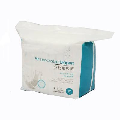 China Sustainable Wholesale Disposable Dog Diaper Supply Super Soft Absorbent Disposable Female And Male Dog Diapers for sale