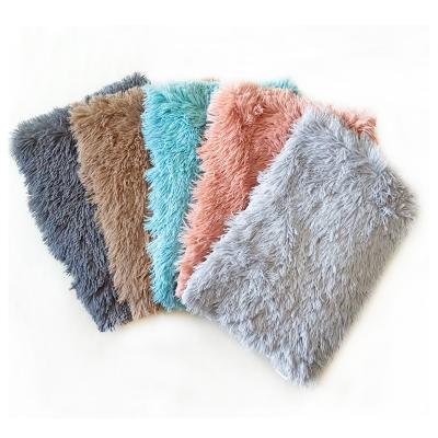 China New Design Viable Wholesaler Square Thicken Warm Pet Mat Dog Heat Pad Plush Pet Protection for sale