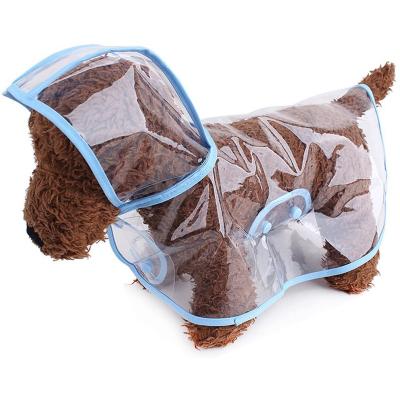 China Viable Dog Raincoat Transparent Raincoat Pet Transparent Raincoat Large For Big Dog Cat for sale