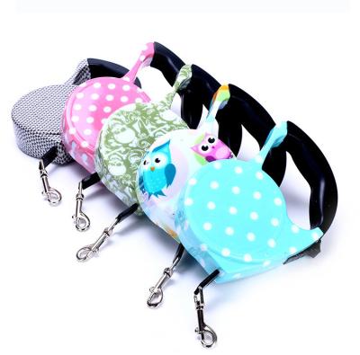 China Custom Automatic Retractable Nylon Dog Goods Rope Pet Leash Pet Retractable Dog Leashes for sale