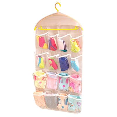 China 16 Pockets Closet Door Storage Viable Stuff Pocket Bag Home Wall Hanging Organizer for sale