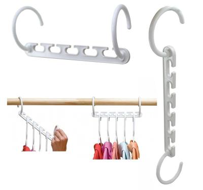 China Save Space 8 Pcs Triple Closet Space Closet Organizer Wonder Clothes Hanger for sale