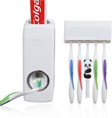 China Viable Factory Wholesale Automatic Toothpaste Dispenser Wall Mount Bathroom Toothpaste Dispenser Holder for sale