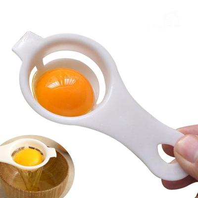 China Factory Wholesale Promotional Kitchen Viable Hand Egg Yolk Separator Plastic White Egg Divider for sale