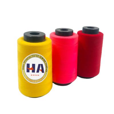 China Wholesale Colored 100% Polyester High Tenacity 40/2 Spun Sewing Thread for sale