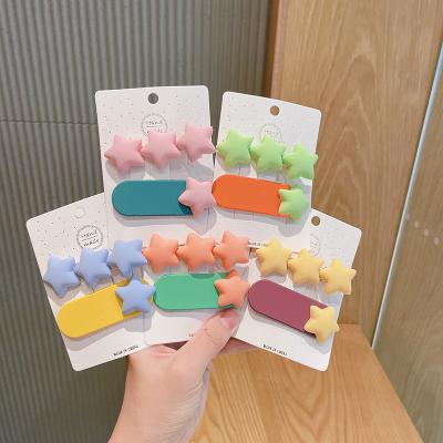 China Korean cute sweet hair clip for kids BB hair clip for kids hair clip set cartoon hair clips set kids hair clips barrettes for sale