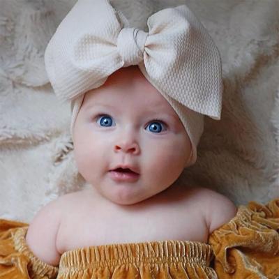 China 2019 New Smart Casual Bowknot Baby Headband Bowknot Top Headband Solid Color Baby Headbands For Baby Kids for sale