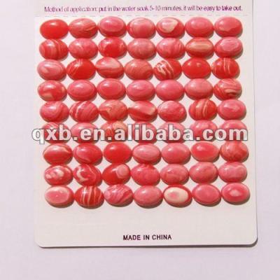 China Reflecting Rhodochrosite 12*16mm Oval Cabochon for sale