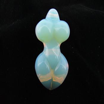 China Polished Synthetic Opal Quartz / Pink Opal / Agate Pendant Gemstone for sale