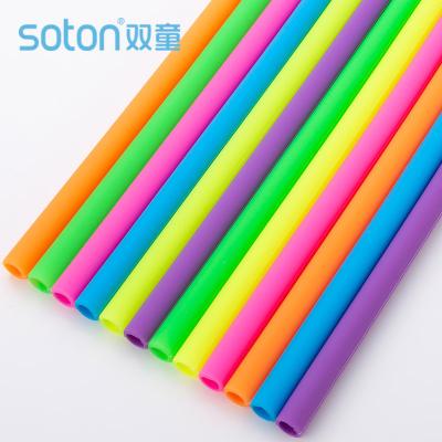 China Bent Sustainable Drinkware Food Grade Silicone Eco-Friendly Stocked Straight Reusable Drinking Straw Sustainable for sale