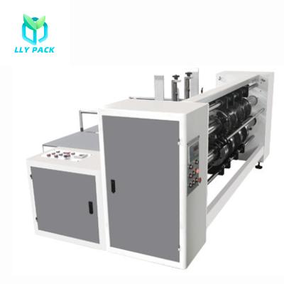 China Automatic Food LLY PACK Flute Shingle Cardboard Machine Slotter Separator Box Making Machine for sale