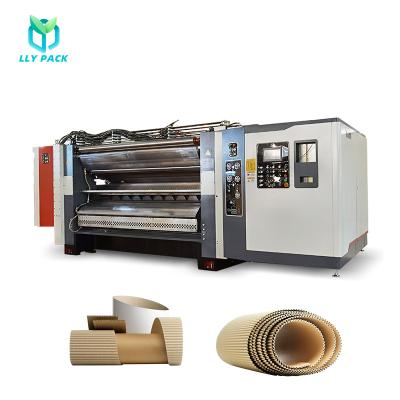 China 2200-2800mm Positive Electric Air Pressure Cushion Paper Guide Face Single Flute 2ply Corrugated Line Cardboard Machine for sale