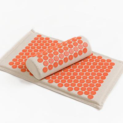 China Eco-friendly Cotton Fabric Acupressure Mat Multifunctional Memory Foam Massage Mat for sale