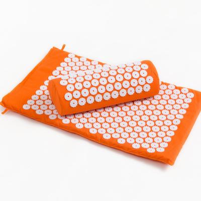 China Portable body massage shakti acupressure mat with acupuncture needle mat for sale