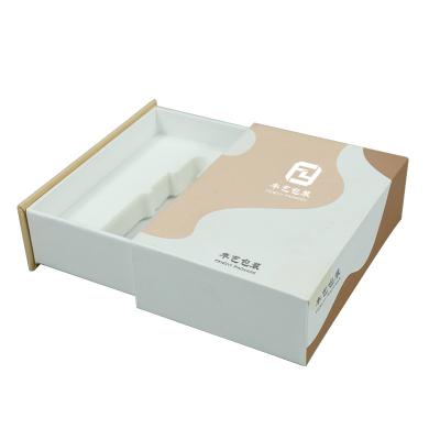 China Handmade Custom Logo Printing Cardboard Drawer Box for Essential Oil Bottle Essence Bottle Box Packaging for sale