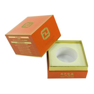 China Handmade Candle Gift Box With Logo Rigid Card Fancy Art Custom Luxury Rigid Paper Box Packaging Paper Boxes for sale