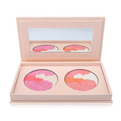 China Long Wear Cruelty Free Sunscreen 3 Colors Face To Blush Matte Blush Powder Light Luxury Palette for sale