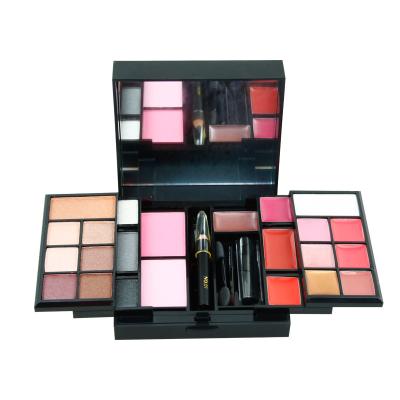 China China Supplier Super Luxury 23 Colors Blusher Palette Mini Eyeshadow Lipgross Palette Waterproof Combination With Mirror for sale