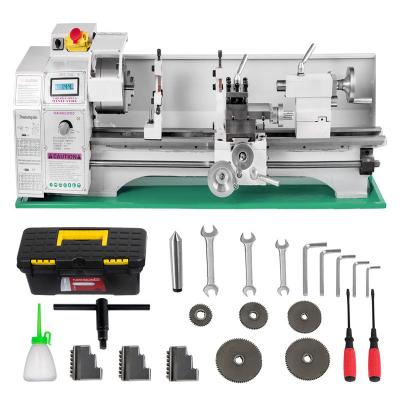 China Garment Shop Precision Lathe Machine Metal Mini Lathe Spinning Drilling Manual Lathe for sale