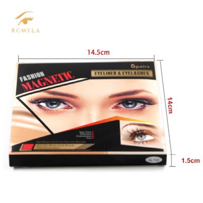 China Natural Dramatic Lashes False Eyelashes Liquid Liner Wholesale Light And Soft Magnetic Eyeliner for sale