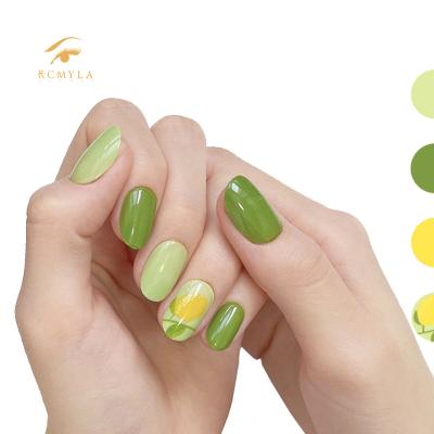 China Manufacturers design wholesale 30 pieces/box portable ten-second pieces of nail art products, ultra-soft and ultra-thin nail fashion for sale