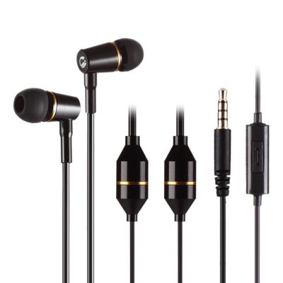 China In-Ear 8MM Wired Stereo Anti Radiation Proof Air Duct Earphone With Microphone for sale